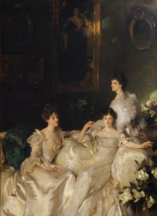 John Singer Sargent The Wyndham Sisters Lady Elcho,Mrs.Adeane,and Mrs.Tennanet (mk18) china oil painting image